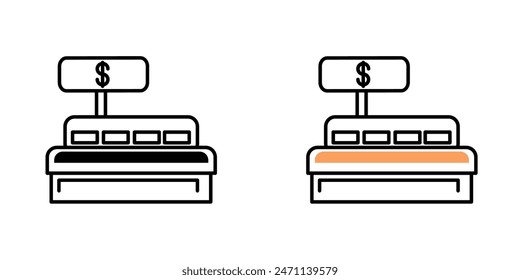 Shopping icon. Online shopping. Black icon. Discount icon. Shopping logo. Silhouette icon.