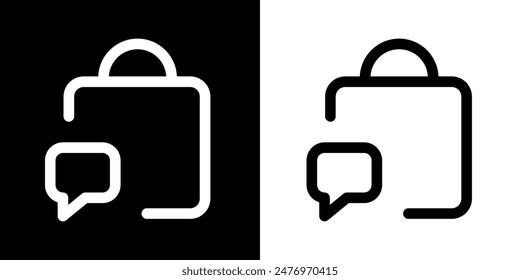 Shopping icon. Online shopping. Discount. Online store. Delivery. COD. Black icon. Silhouette icon.