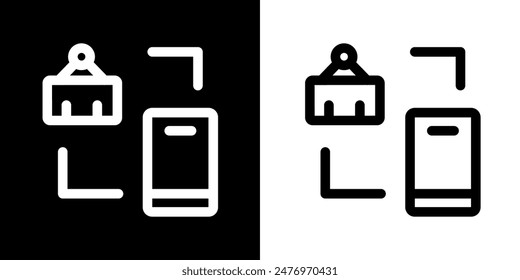 Shopping icon. Online shopping. Discount. Online store. Delivery. COD. Black icon. Silhouette icon.