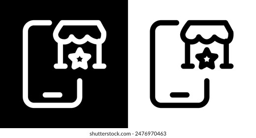 Shopping icon. Online shopping. Discount. Online store. Delivery. COD. Black icon. Silhouette icon.