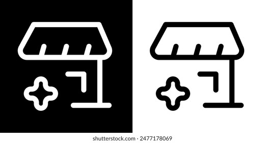 Shopping icon. Online shopping. Discount. Online store. Delivery. COD. Black icon. Silhouette icon.