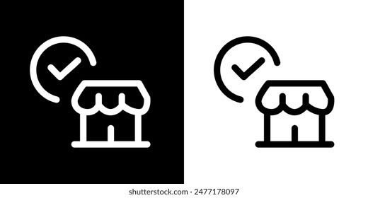 Shopping icon. Online shopping. Discount. Online store. Delivery. COD. Black icon. Silhouette icon.