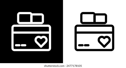 Shopping icon. Online shopping. Discount. Online store. Delivery. COD. Black icon. Silhouette icon.