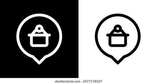 Shopping icon. Online shopping. Discount. Online store. Delivery. COD. Black icon. Silhouette icon.