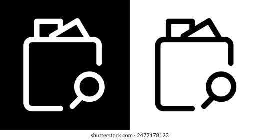 Shopping icon. Online shopping. Discount. Online store. Delivery. COD. Black icon. Silhouette icon.