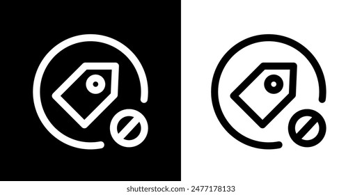 Shopping icon. Online shopping. Discount. Online store. Delivery. COD. Black icon. Silhouette icon.