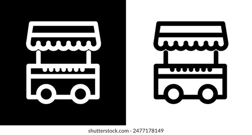 Shopping icon. Online shopping. Discount. Online store. Delivery. COD. Black icon. Silhouette icon.