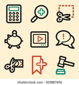 Shopping icon, on-line mobile icon, vector. E-commerce infographics symbols.