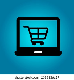 Shopping icon. Online shopping, store, delivery, promotion and shopping cart symbol.
