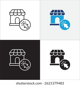shopping icon. Online store icons. Shopping basket icon. Trolley symbol. Icon symbol suitable for buy, buying, online shop, e-commerce. Vector illustration