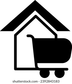 Shopping Icon: "Representing the joy of retail therapy, this vibrant shopping icon is ideal for e-commerce platforms and fashion-related projects. It conveys the excitement and variety of the shopping