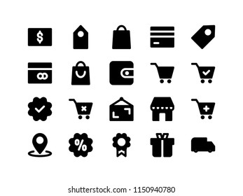 Shopping Icon Set