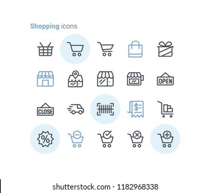 Shopping Icon Set