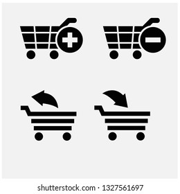 shopping icon set