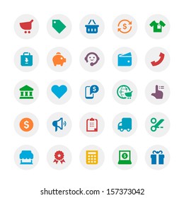 Shopping icon Set