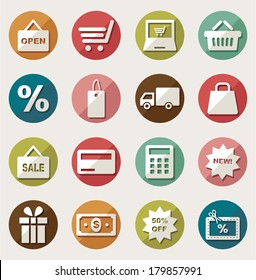 Shopping Icon Set 