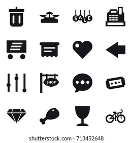 shopping icon set