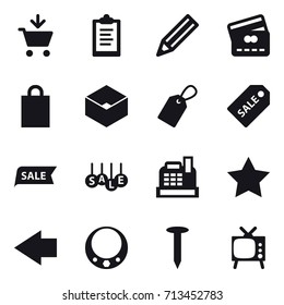 shopping icon set