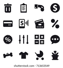 shopping icon set