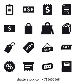shopping icon set