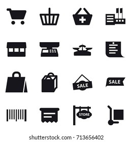 shopping icon set