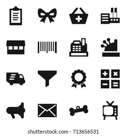 shopping icon set