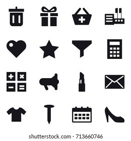 shopping icon set