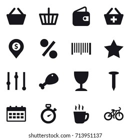 shopping icon set