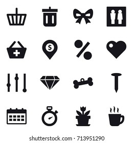 shopping icon set