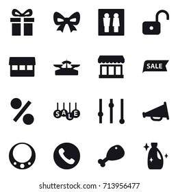 shopping icon set