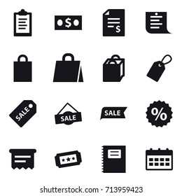 shopping icon set