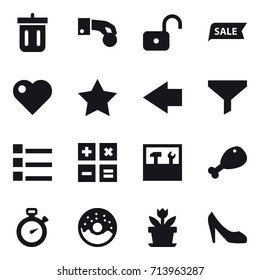shopping icon set