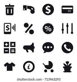 shopping icon set