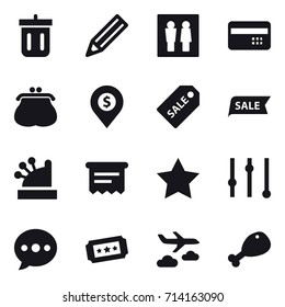 shopping icon set