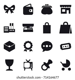 shopping icon set