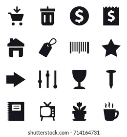 shopping icon set