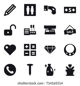 shopping icon set