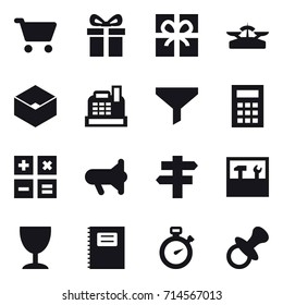 shopping icon set