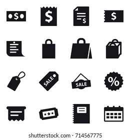 shopping icon set