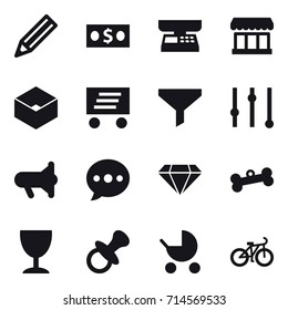 shopping icon set