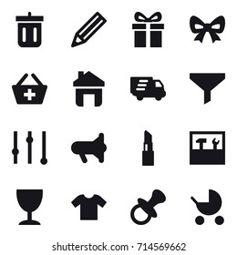 shopping icon set
