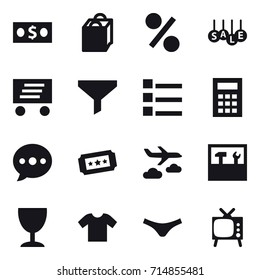 shopping icon set
