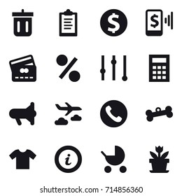 shopping icon set