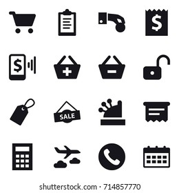 shopping icon set