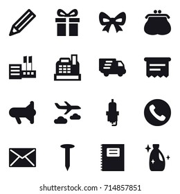 shopping icon set