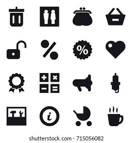 shopping icon set