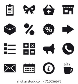 shopping icon set