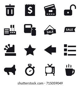 shopping icon set