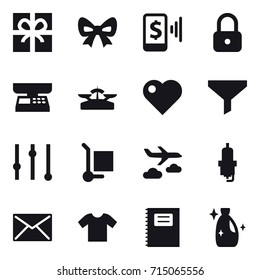 shopping icon set