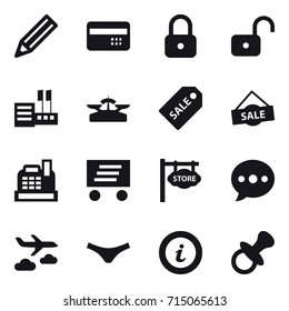 shopping icon set